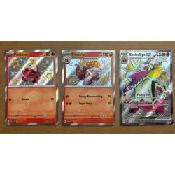 Shiny Skeledirge Crocalor Fuecoco SVP 079 080 081 Pokemon TCG Collection Promo - Image 1