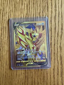 Zamazenta V (Secret) Gold 212/202 Swsh01: Sword & Shield Pokemon Tcg Nm-M - Image 1