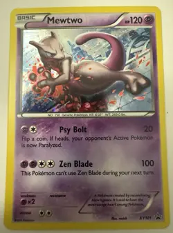 Mewtwo XY101 (Cosmos Holo) 2013-2017 Pokemon XY Black Star Promos Holo - Image 1