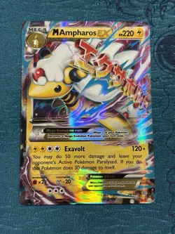 POKEMON! M Ampharos EX - 28/98 - XY Ancient Origins - Ultra Rare NM - Image 1