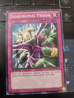 Yugioh TCG - SDCR-EN033 Dimensional Prison - Common 1st Edition - NM/VLP - Image 1
