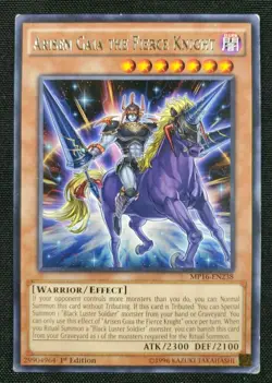 1x Yu-Gi-Oh! Arisen Gaia The Fierce Knight - MP16-EN238 - Rare - 1st Ed - NM - Image 1