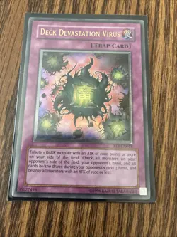 Deck Devastation Virus FET-EN058 Ultimate Rare Unlimited VLP - Image 1