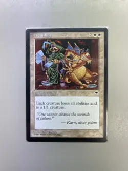 Vintage 1997 MTG Tempest Humility Card Near Mint #2 - Image 1