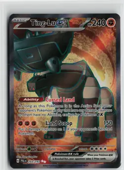 Pokemon Ting-Lu ex - 243/193 SV02: Paldea Evolved Holofoil card NM - Image 1