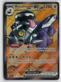 Pokemon Revavroom ex - 216/197 216/197 SV03: Obsidian Flames card Near Mint - Image 1