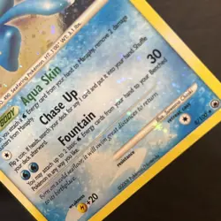 2008 Pokemon MANAPHY Majestic Dawn HOLO BLEED Misprint ERROR Card 8/100 Nm/vlp - Image 2