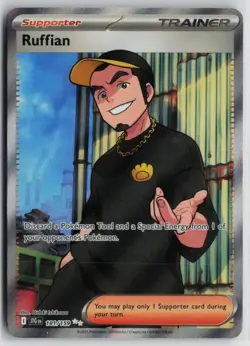Pokemon Ruffian - 181/159 181/159 SV09: Journey Together card Near Mint - Image 1