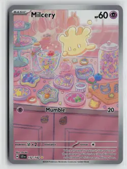 Pokemon Milcery - 152/142 152/142 SV07: Stellar Crown card Near Mint - Image 1