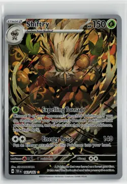 Pokemon Shiftry - 163/162 163/162 SV05: Temporal Forces card Near Mint - Image 1