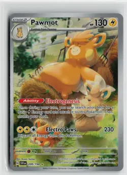Pokemon Pawmot - 209/198 209/198 SV01: Scarlet & Violet Base Set card Near Mint - Image 1