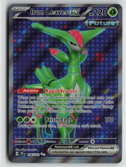Pokemon Iron Leaves ex - 186/162 186/162 SV05: Temporal Forces card Near Mint - Image 1