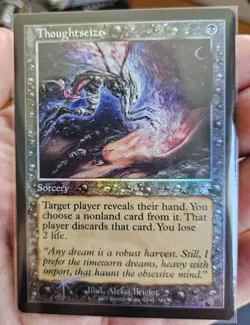 MTG Thoughtseize Time Spiral Remastered Foil NM Pack Fresh - Image 1