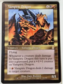 Vampiric Dragon - Odyssey - Magic the Gathering MTG Nice! - Image 1
