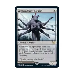 WOTC MtG Strixhaven: School of Mages Wandering Archaic (R) NM - Image 1