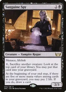 2x Sanguine Spy - Foil Streets of New Capenna NM MTG - Image 1