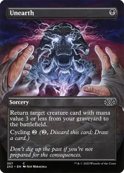 Unearth - Foil Extended Art 2XM NM MTG - Image 1