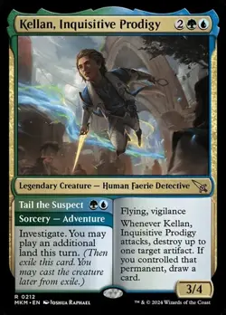 2x Kellan, Inquisitive Prodigy // Tail the Suspect - Foil MKM NM MTG - Image 1