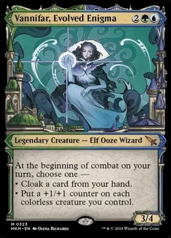 Vannifar, Evolved Enigma (#323) - Foil Showcase MKM NM MTG - Image 1