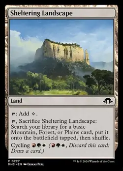 2x Sheltering Landscape - Foil MH3 NM MTG - Image 1