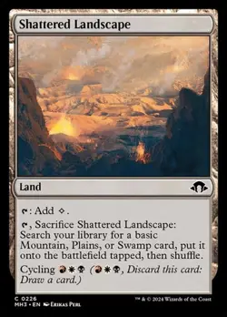2x Shattered Landscape - Foil MH3 NM MTG - Image 1