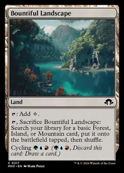 2x Bountiful Landscape - Foil MH3 NM MTG - Image 1