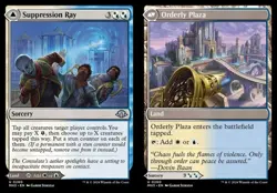 Suppression Ray // Orderly Plaza - Foil MH3 NM MTG - Image 1