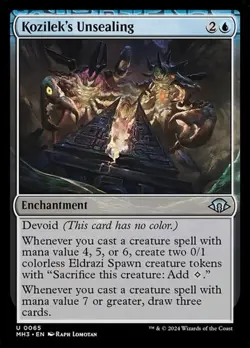 Kozilek's Unsealing - Foil MH3 NM MTG - Image 1