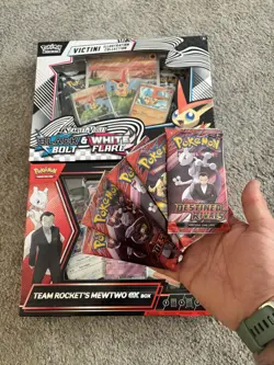 Pokemon TCG Team Rocket’s Mewtwo Ex Box/Victini Illu/Destined Rivals Bundle ✅📦 - Image 2