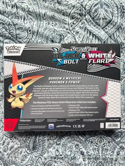 Pokemon TCG Black Bolt and White Flare Victini Illustration Collection box - Image 2