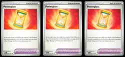 3x Powerglass 063/064 Shrouded Fable Deck Building Set Near Mint Pokemon TCG - Image 2