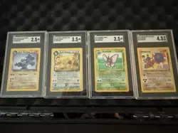 Lot of 4 Pokemon Slabs Vintage - Image 1