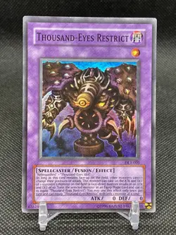 Thousand-Eyes Restrict - DL1-001 - Super Rare Duelist League Yugioh - Image 1