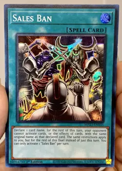 Yugioh Sales Ban MP23-EN035 Super Rare 1st Ed NM/VLP w/Tracking - Image 1
