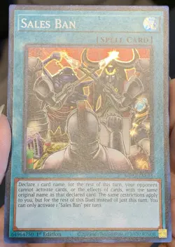 Yugioh Sales Ban MP23-EN035 Super Rare 1st Ed NM/VLP w/Tracking - Image 3