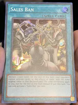 Yugioh Sales Ban MP23-EN035 Super Rare 1st Ed NM/VLP w/Tracking - Image 4