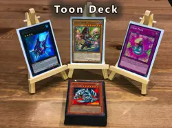 Yugioh Toon Deck 40 Cards Blue Eyes Dark Magician Girl Buster Blader Pegasus - Image 1