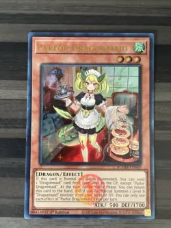 Yugioh | Parlor Dragonmaid | BLMM | Ultra Rare | 1st Edition | NM - Image 3