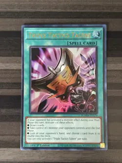Yugioh | Triple Tactics Talent | BLMM | Ultra Rare | 1st Edition | NM - Image 1
