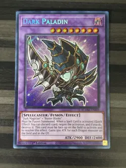 Yugioh | Dark Paladin (Chibi) | BLMM | Secret Rare | 1st Edition | NM - Image 1