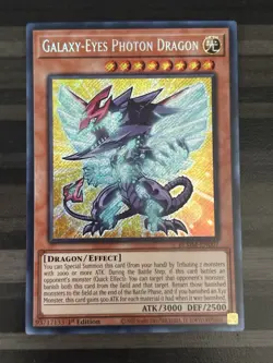 Yugioh | Galaxy-Eyes Photon Dragon (Chibi) | BLMM | Secret Rare | 1st | NM - Image 1