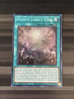 Yugioh | Primite Lordly Lode | BLMM | Secret Rare | 1st Edition | NM - Image 1