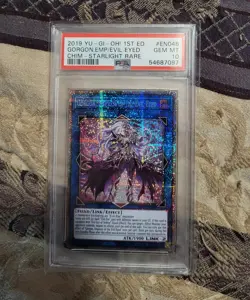 PSA 10, Starlight Rare - Gorgon, Empress of the Evil Eyed Yugioh CHIM-EN048 1st - Image 1