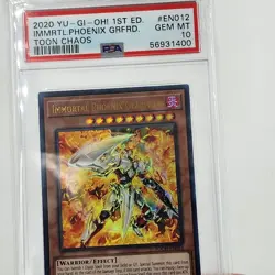 PSA10 GEM MT - Immortal Phoenix Gearfried Yugioh Toon Chaos - Image 2