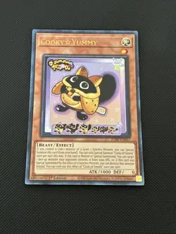 YuGiOh! Cooky☆Yummy (UR) JUSH-EN017 Ultra Rare 1st Edition Near Mint - Image 1