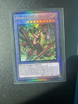 Fiendsmith's Desirae RA04-EN056 Prismatic Ultimate Rare Yugioh 1st Edition Mint - Image 3