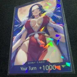 Boa Hancock One Piece Anime Waifu Sexy Goddess Custom Card - Image 1
