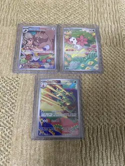 SV9a Heat Wave Arena Pokemon Card Korean AR Art Rare Card Bundle X3 Mint - Image 2