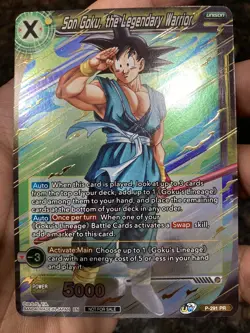 Son Goku the Legendary Warrior P-291 Promo Foil Dragon Ball Super Card Game | NM - Image 1