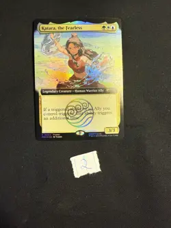 SDCC 2025 Magic The Gathering X Avatar Katara The Fearless 4 cards for full deck - Image 2